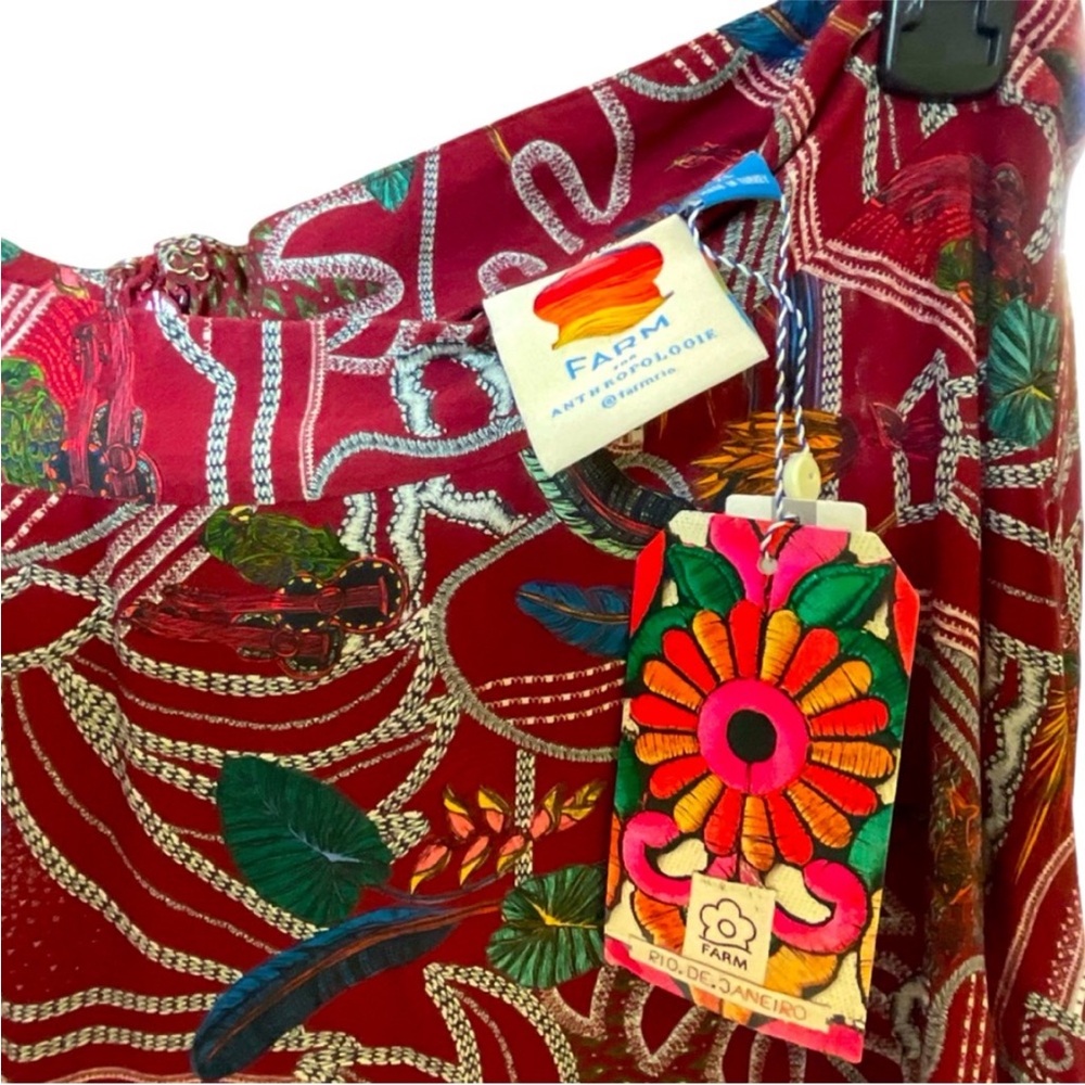 FARM Rio Colorful Abstract Maxi Skirt - Picture 5 of 7